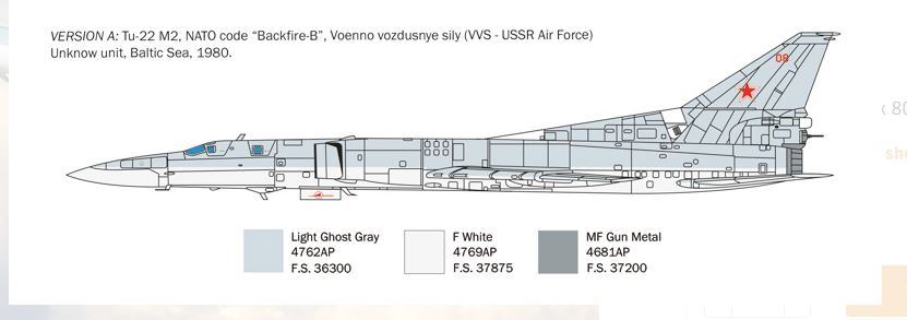 1:72 Tu-22M2 Backfire B