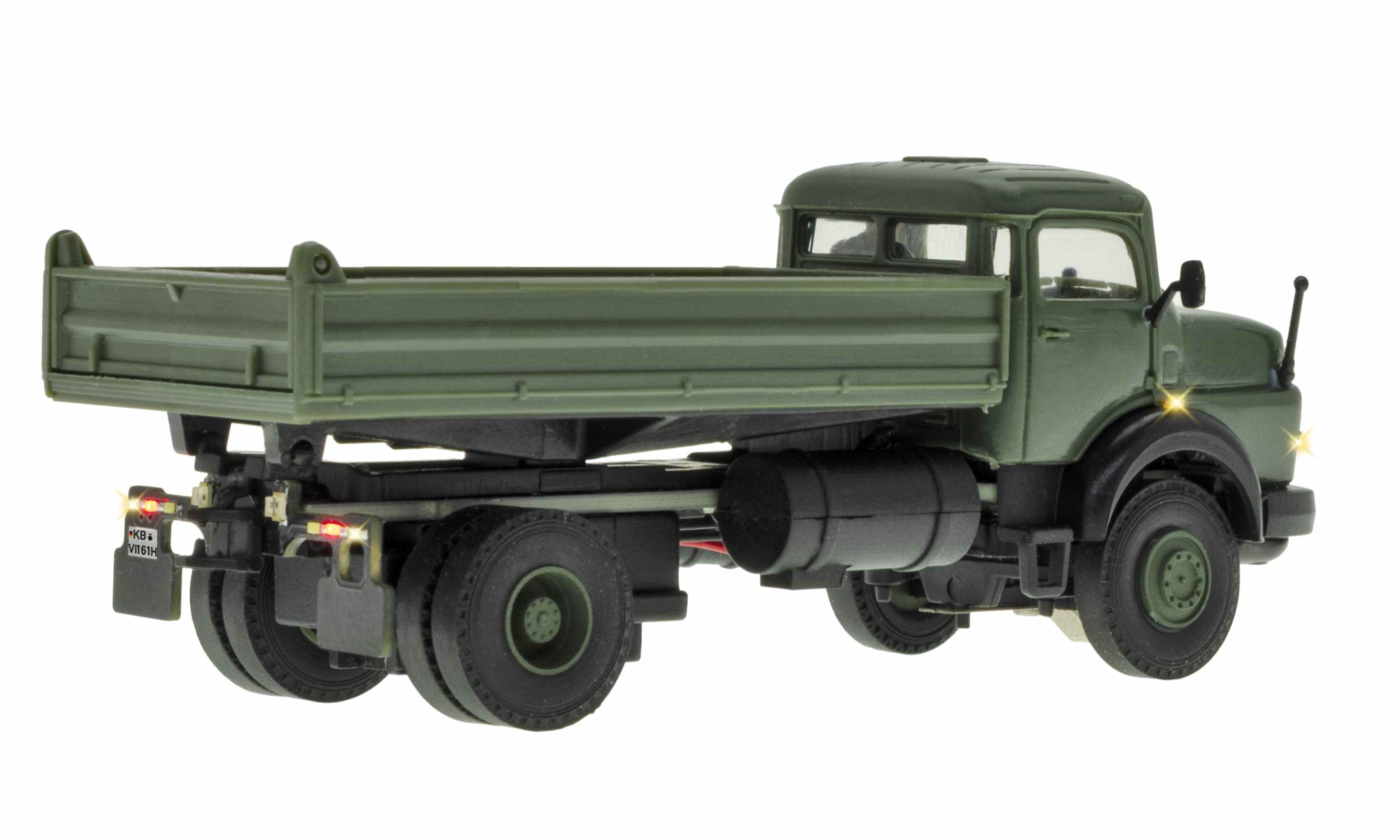 H0-MB Rundhauber 2-achsig, Militär