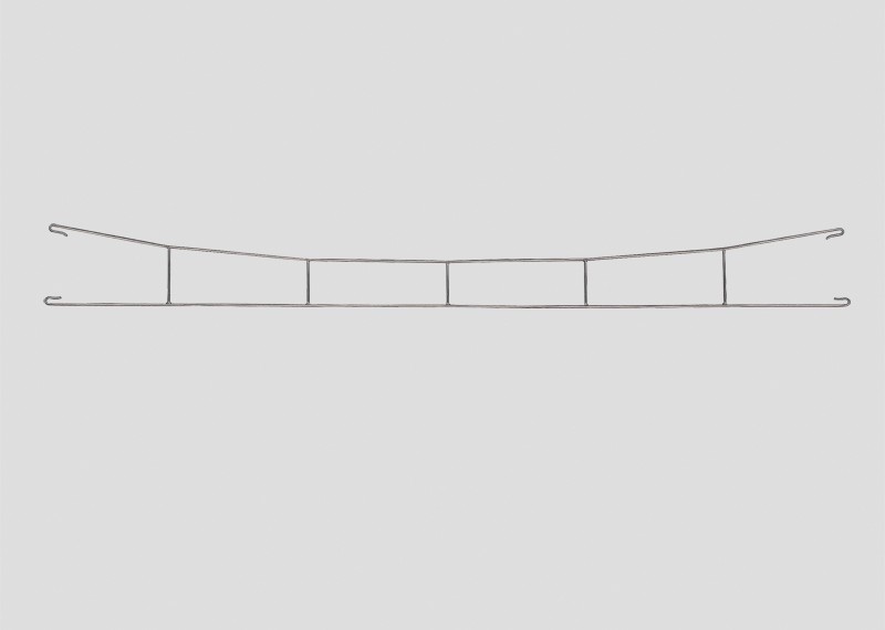 Fahrdrahtstück 203 mm, 5 Stück