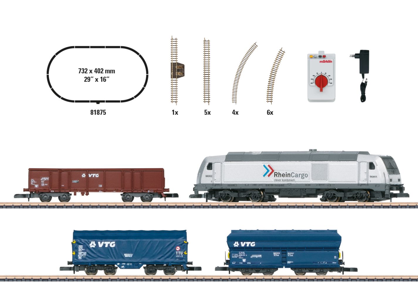 Startset moderner Güterverkehr m. BR 285