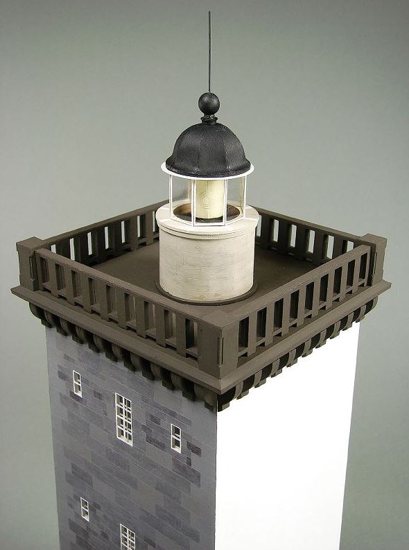 Leuchtturm Kermorvan Laser Kartonbausatz