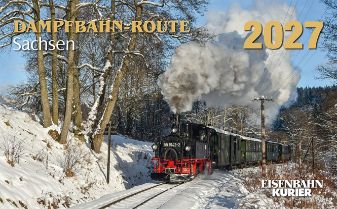 Dampfbahn Route Sachsen - Kalender 2027