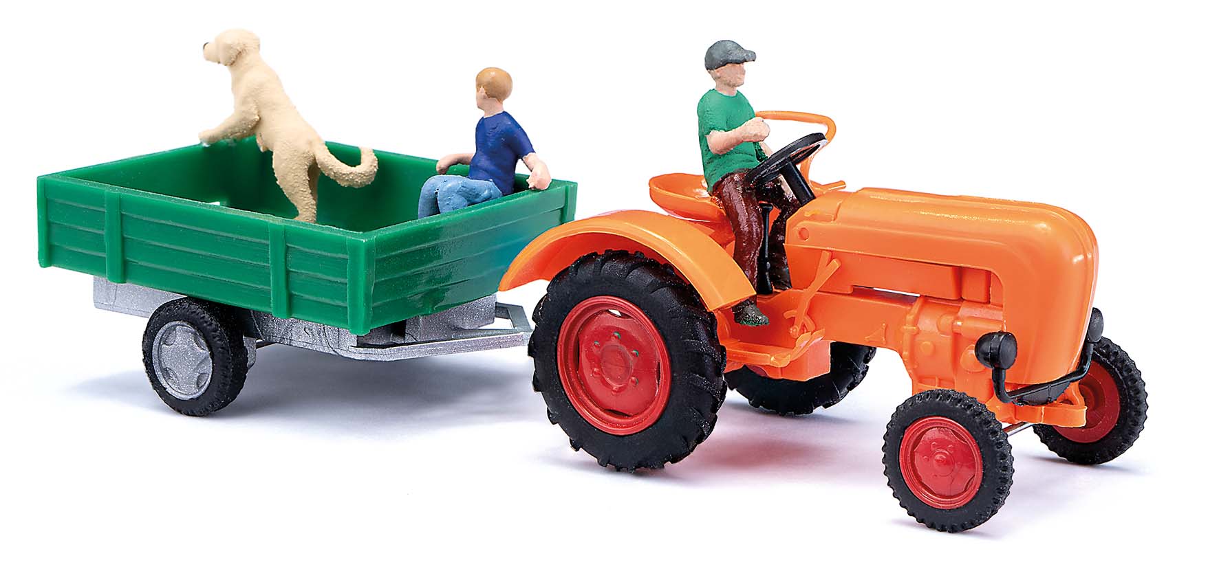 Allgaier A 111 L mit Hänger und Figuren
