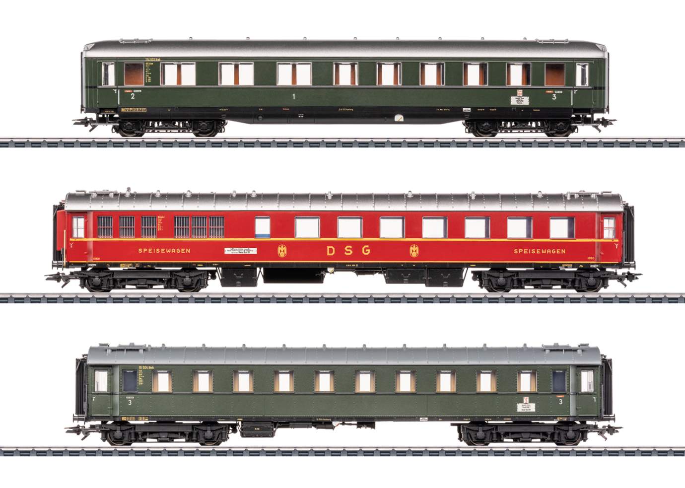 Schnellzug-Set 2 D74 DB, Ep.III