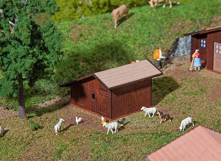 H0-Kleinviehstall Stugl-Stuls (Lasercut)