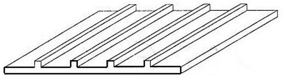 Strukturplatte,1x150x300 mm,Raster 2,5mm