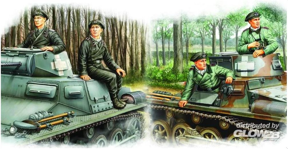 1:35-German Panzer Crew Set