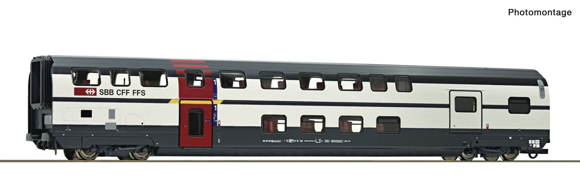 1. Kl. Doppelstockwagen+Gepäck IC2000