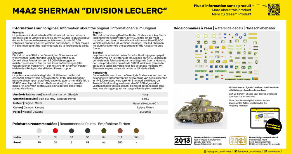 STARTER KIT M4A2 Sherman, Leclerc