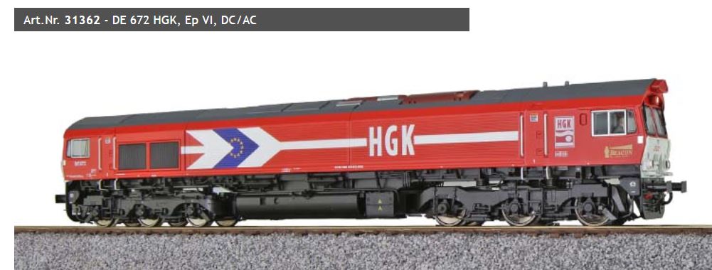 H0-Diesellok, C66 HGK, Sound, DC/AC