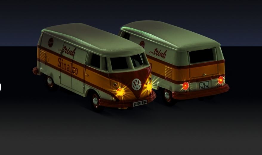 1:87-VW T1 Kastenwagen, 2,4Gh RC-Funk