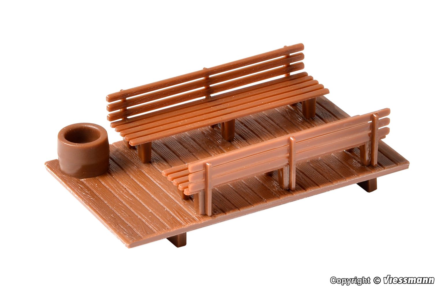 H0-Sauna mit Zubehör und LED-Beleuchtung