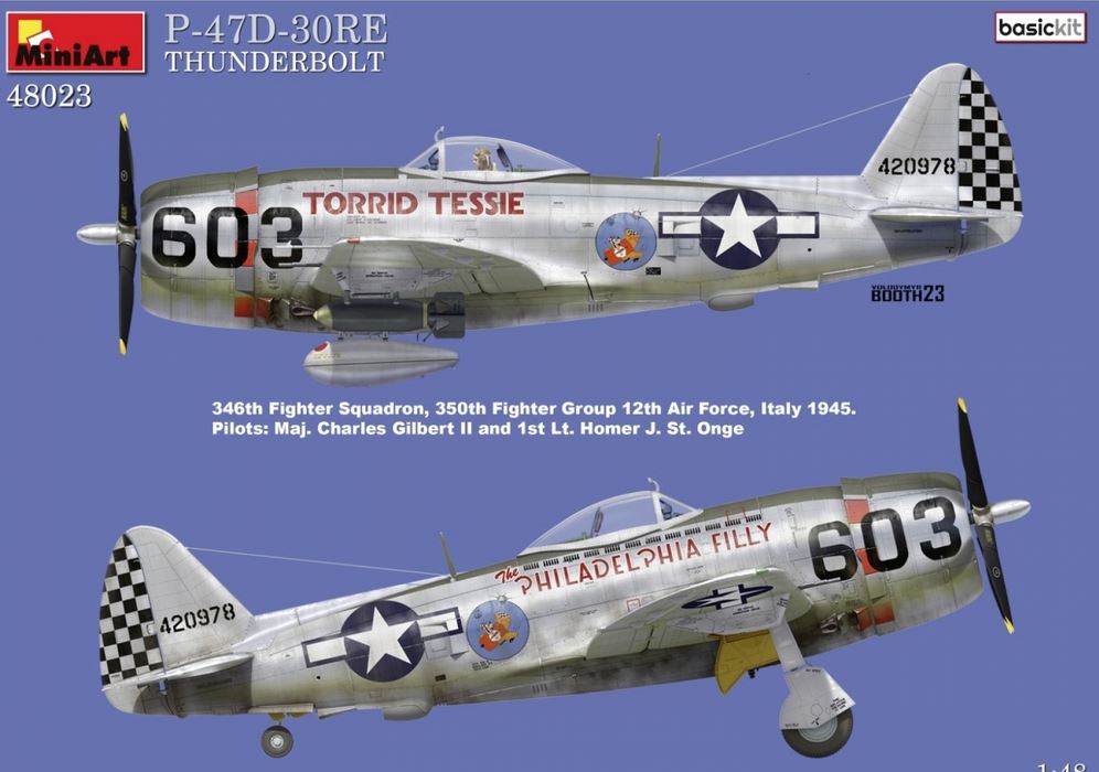 1:48 P-47D-30RE Thunderbolt Basic Kit