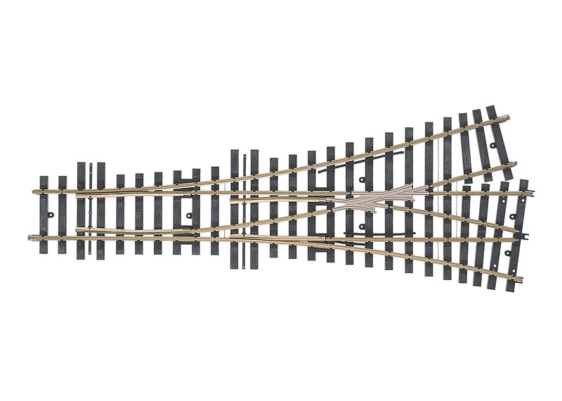 Dreiwegweiche komplett R=1.394mm (H1105)