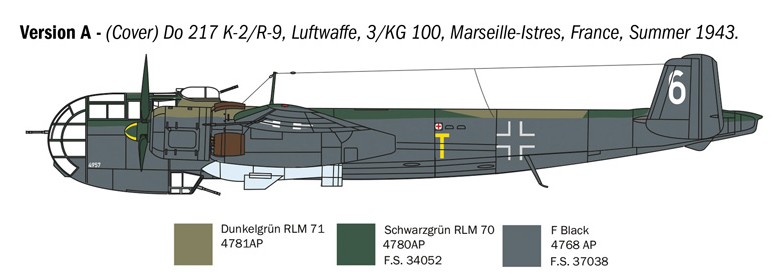 1:72 DO 217 K-1/K-2 with FRITZ X