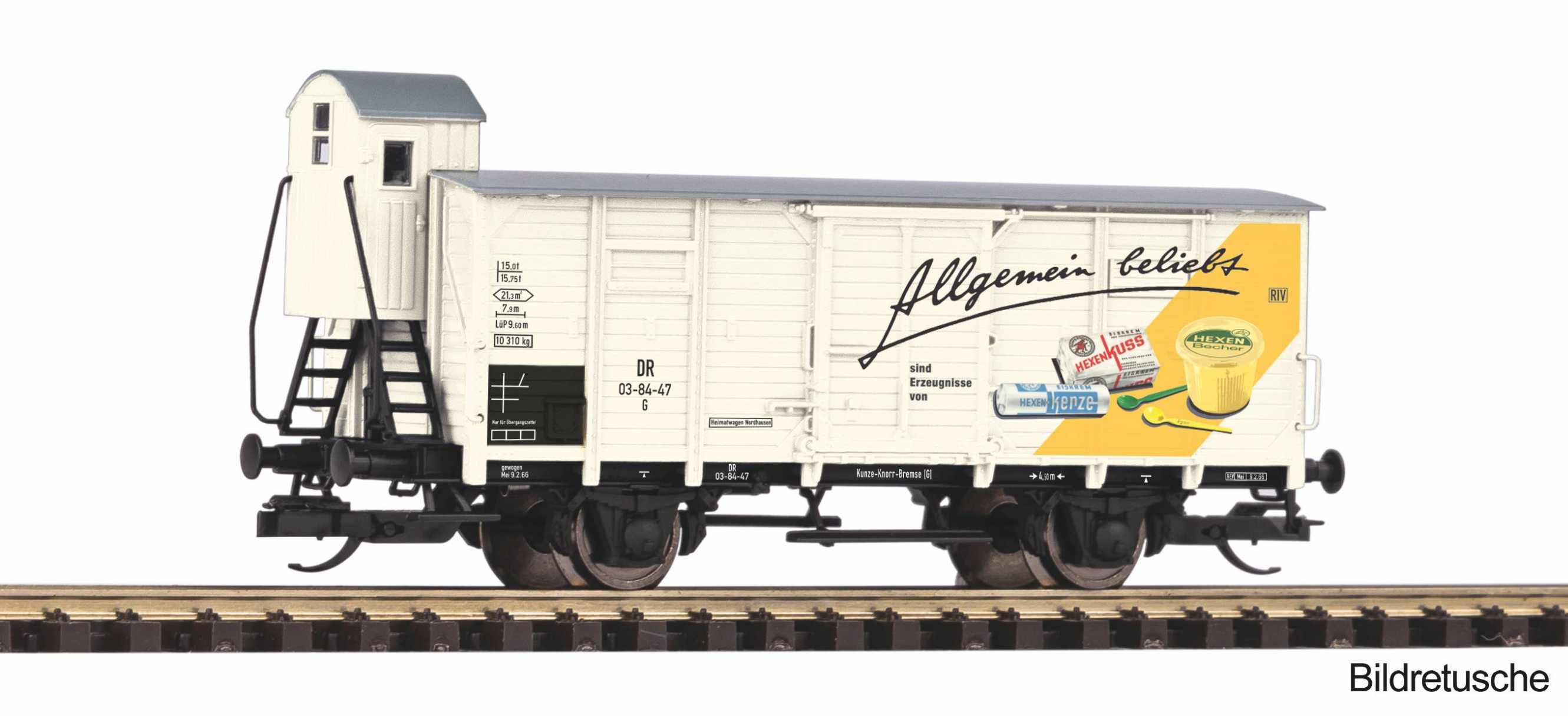 TT-Ged. Güterwagen G02 Hexenkuss DR III m