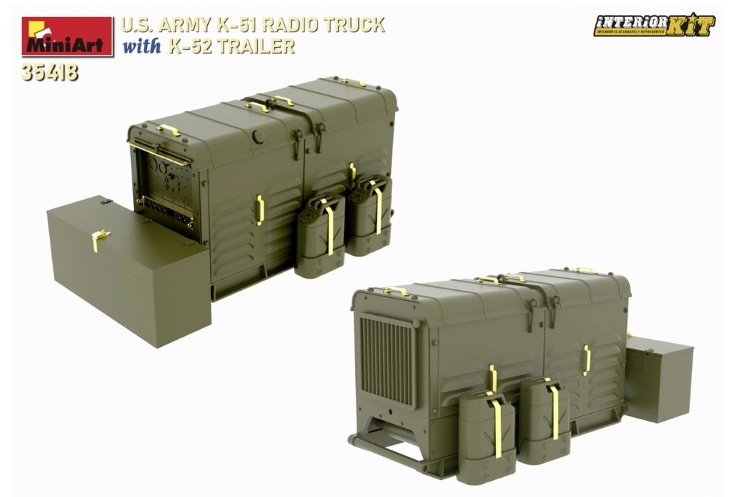 1:35 US Funkwagen K-51 mit Anhänger K-52