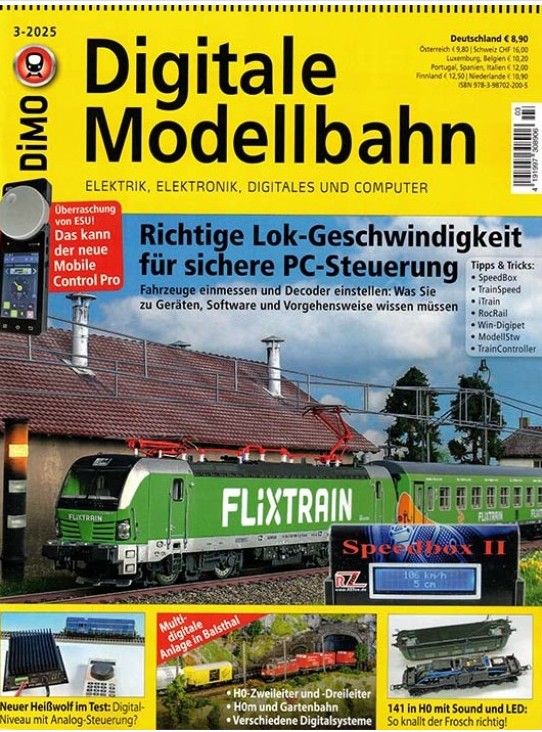 Digitale Modellbahn: Geschwindigkeit