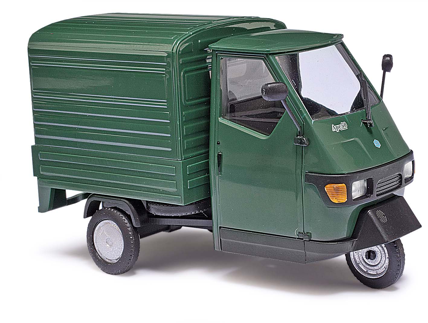 0-Piaggio mit Kofferaufbau, grün