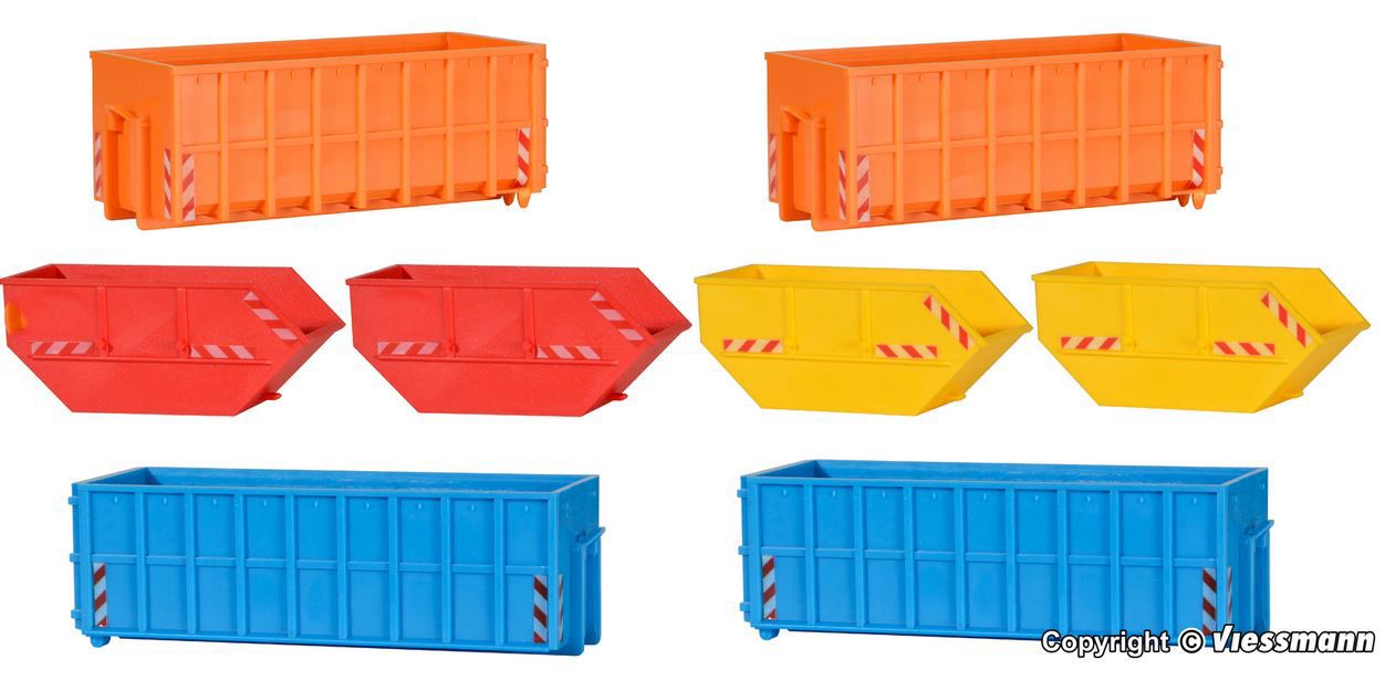 H0-Ausgestaltungsset Absetzcontainer