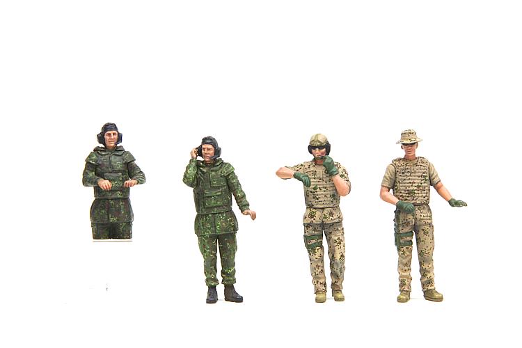 1/35 Moderne deutsche Panzerbesatzung