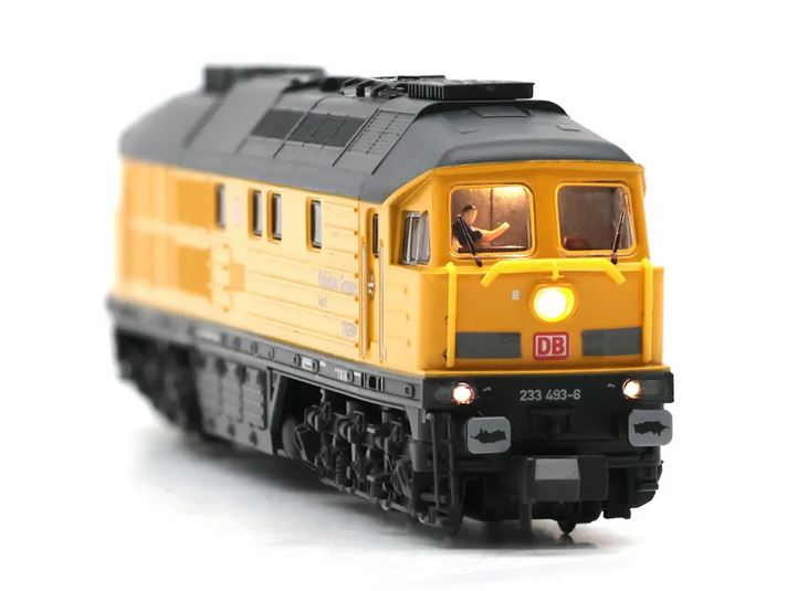DB Bahnbau, Diesellok BR 233 493-6, gelb