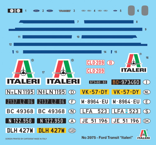 1:24 Ford Transit Italeri