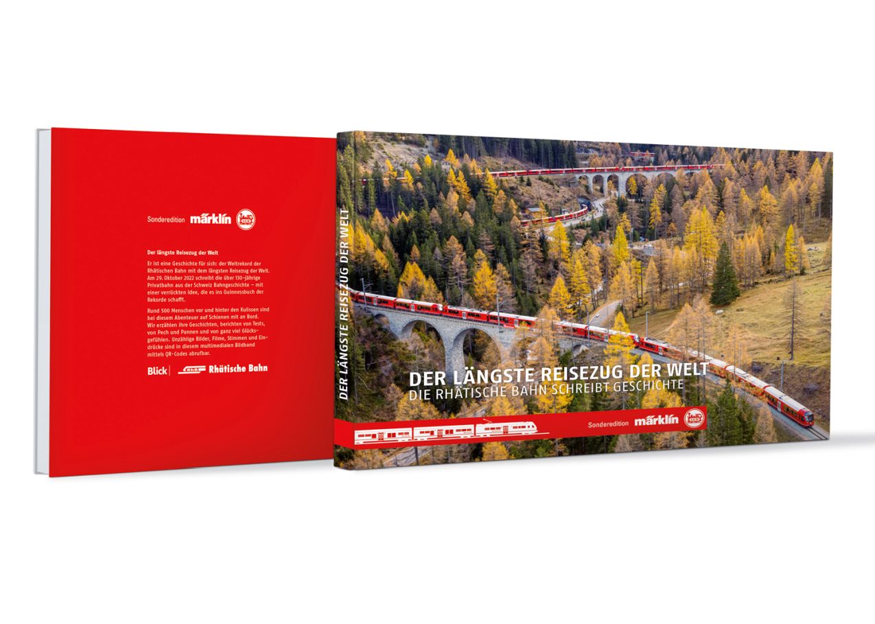 Buch RhB Weltrekord 2022, deutsch