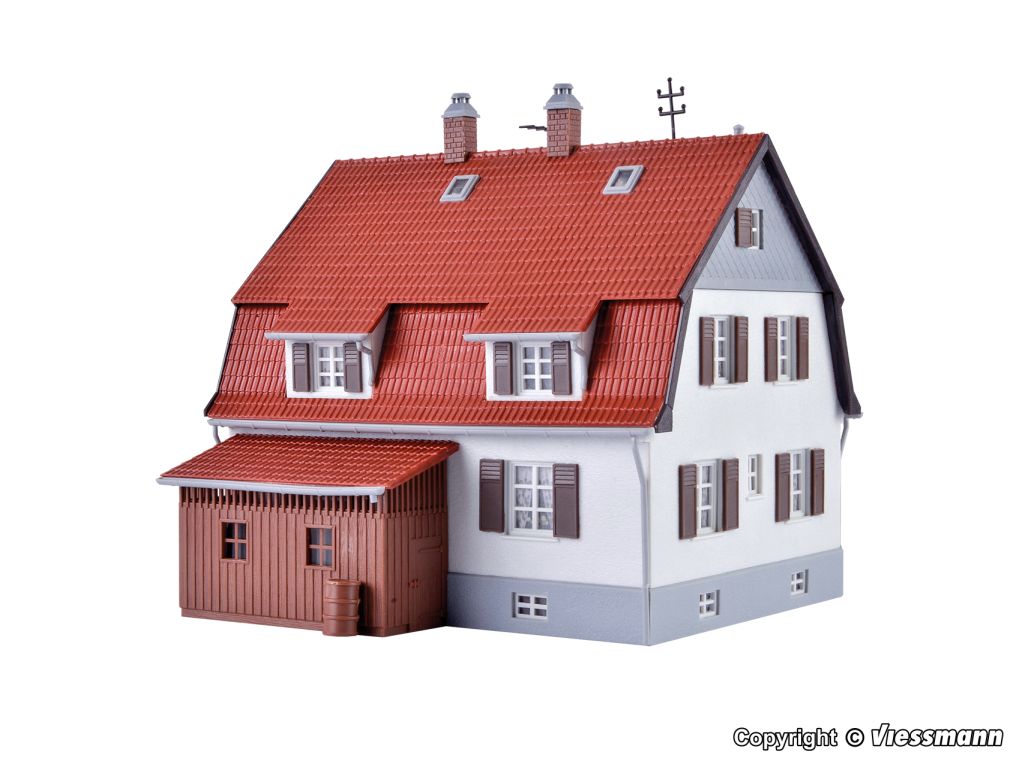 H0-Wohnhaus mit Erker