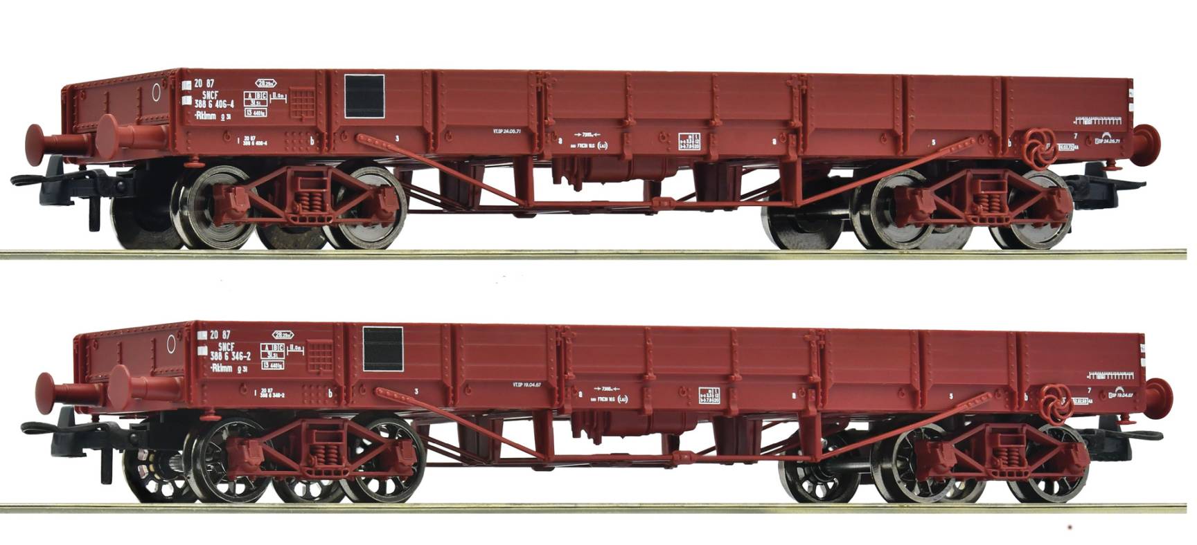 2er Set Niederbordwagen SNCF, Ep.3-4