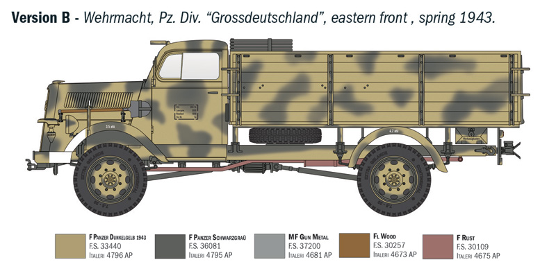 1:35 Kfz.305 Opel Blitz Typ A 4x4