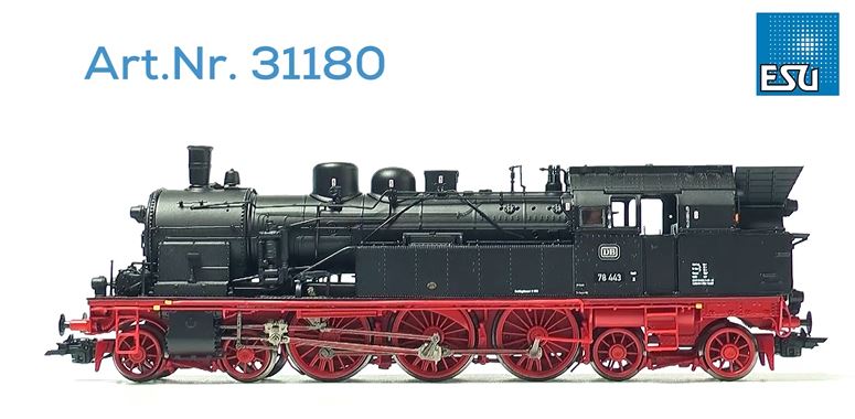 H0-Dampflok 78 443, DB, Ep.III, DC/AC