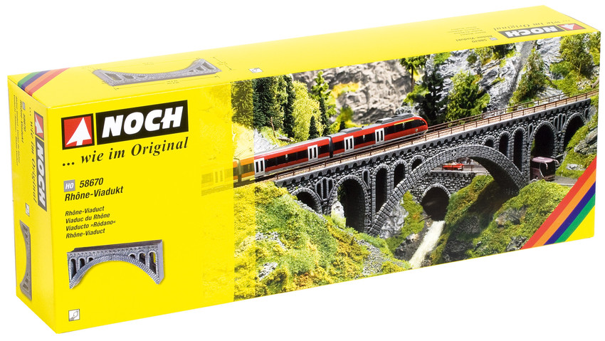 H0-Rhone-Viadukt, 37,6 x 15 cm