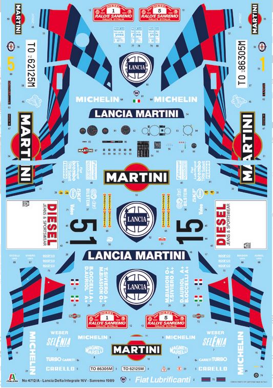 1:12 Lancia DELTA 16VHF integrale