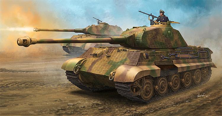 1/35 Sd.KFZ. 182 Tiger, Porsche Turm