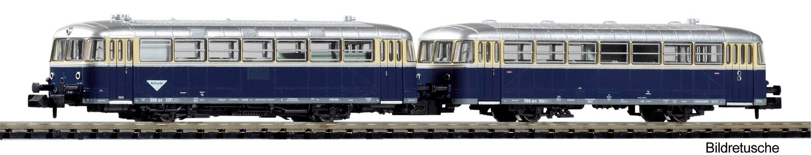 N-Schienenbus 5081 + Steuerwagen ÖBB IV