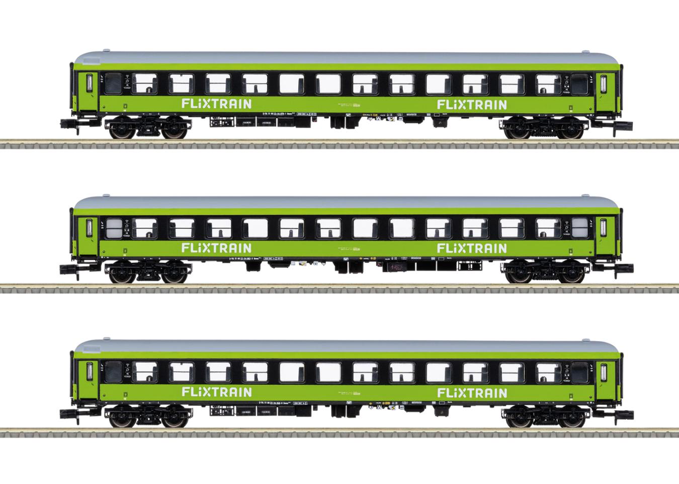 Schnellzugwagen-Set FLIXTRAIN, Ep.VI