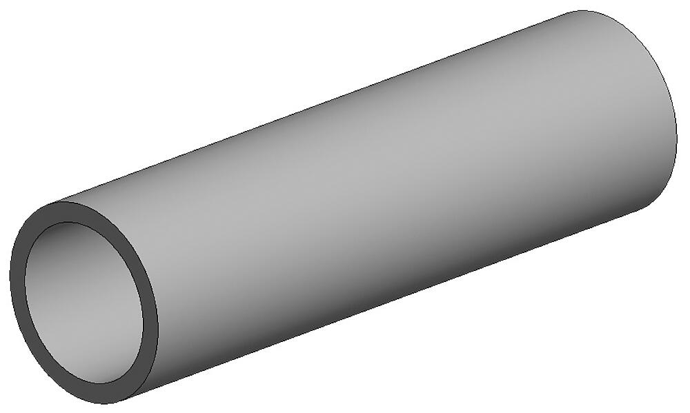 Rundröhre, 35 cm lang, Durchm.9,5 mm