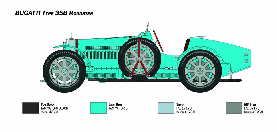 1:12 Bugatti 35B Roadster