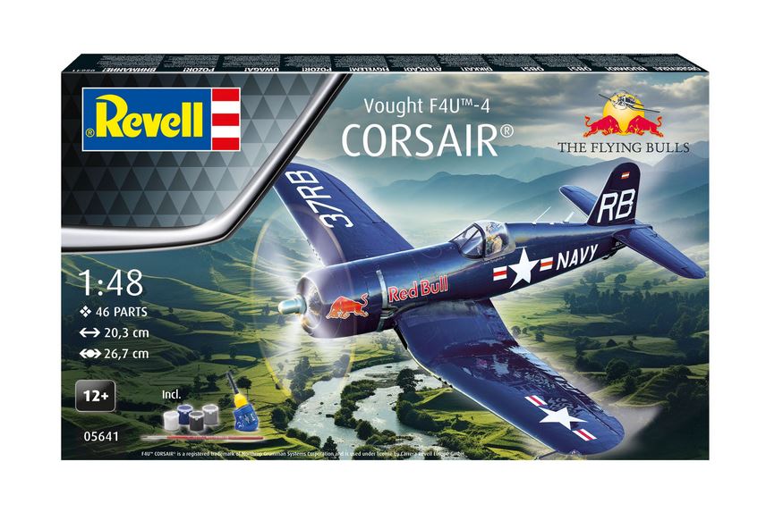 1:48-Geschenkset Flying Bulls F4U-4