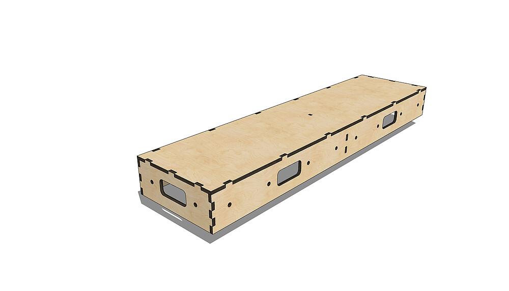 Anlagenunterbau, 1 m x 0,25 m