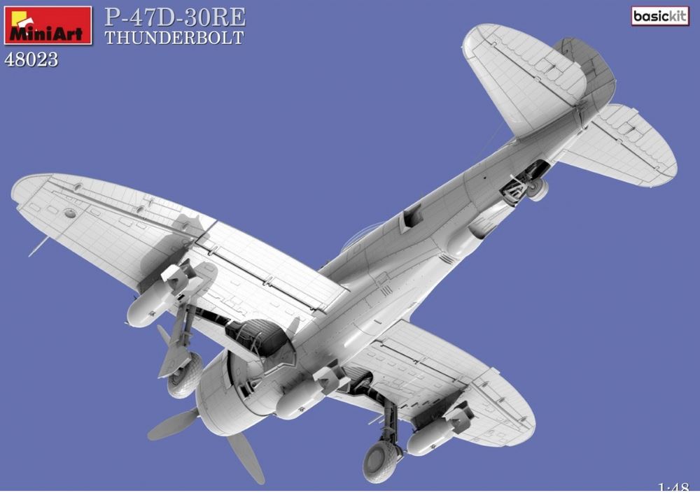 1:48 P-47D-30RE Thunderbolt Basic Kit