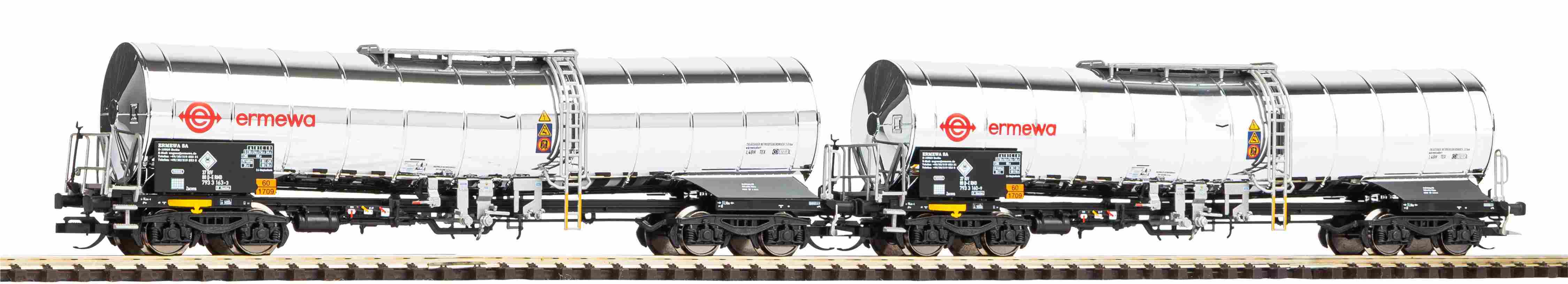 TT-2tlg. Set Chemiekesselwagen Ermewa VI