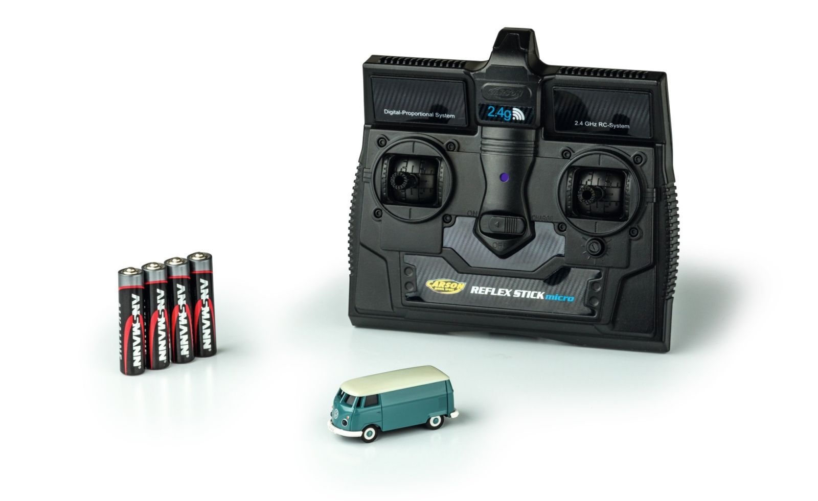 H0-VW T1 Bus Kastenwagen, 2,4Gh RC-Funk