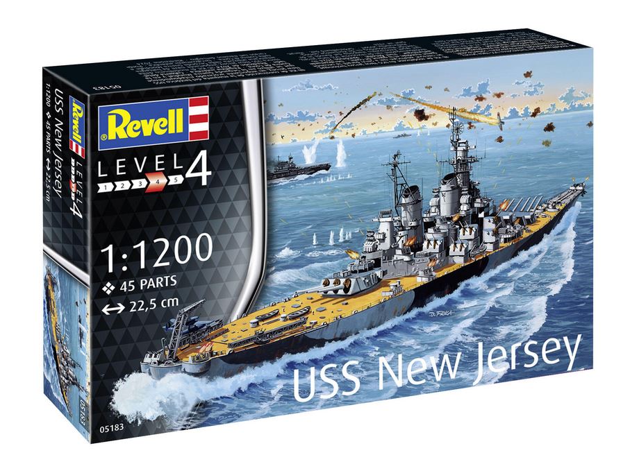 1:1200-Battleship USS New Jersey