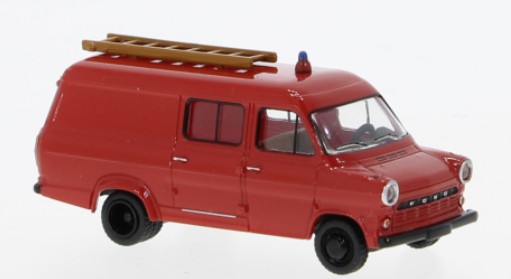 Ford Transit, rot/schwarz, 1970, Feuerw