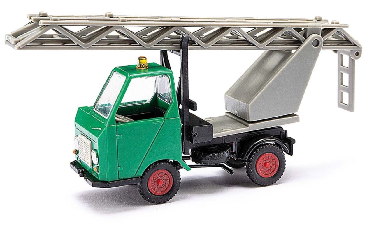 H0-Multicar M22 mit Drehleiter, grün