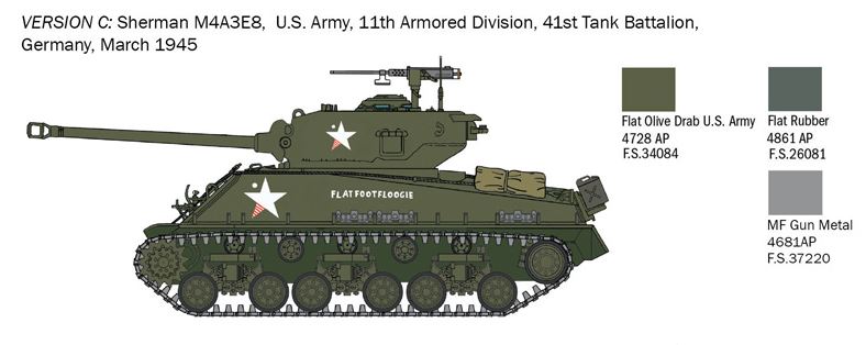 1:56 Sherman M4A3E8 Fury