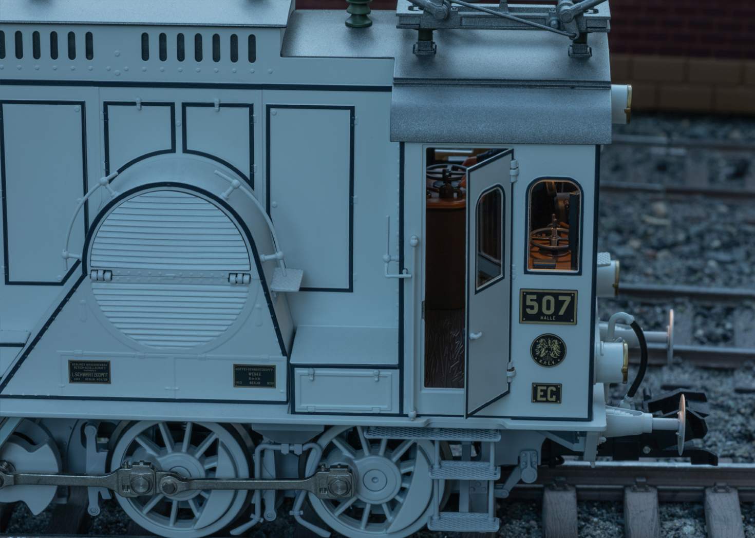 Elektrolokomotive EG 507 Fotoanstrich