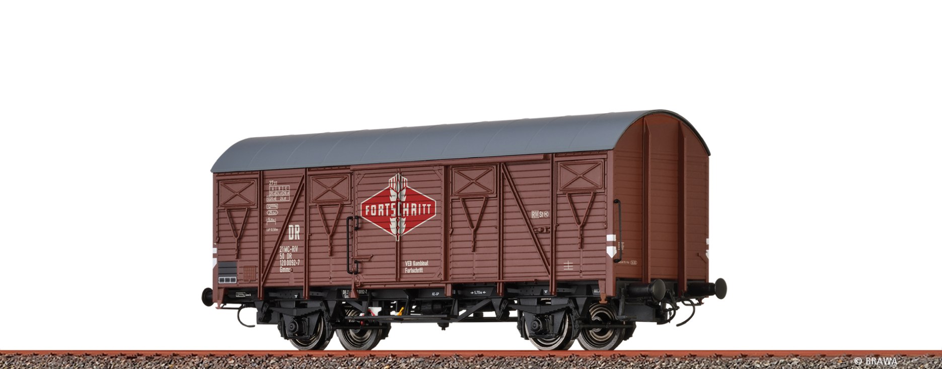 H0-Güterwagen Gmms DR Ep.IV Fortschritt